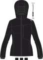 Women's Ski Jacket _ Brugi (Waterproof: 5000 mm, Breathability: 5000 gr/mq/24h)  Art. AG2VY45 (4)