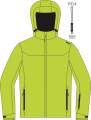 Men's Ski Jacket _ Brugi (Waterproof: 3000 mm, Breathability: 3000 gr/mq/24h)  Art. AJ1A192 (4)