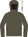 Men's Ski Jacket _ Brugi (Waterproof: 3000 mm, Breathability: 3000 gr/mq/24h)  Art. AJ1A229 (7)