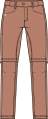 Summer Trekking Pants (Detachable Leg) / Women _ Brugi  Art. NI2B510 (2)
