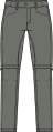 Summer Trekking Pants (Detachable Leg) / Women _ Brugi  Art. NI2B980 (4)