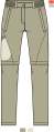 Summer Trekking Pants (Detachable Leg) / Women _ Brugi  Art. NI2TT1F (4)