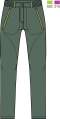 Summer Trekking Pants / Women _ Brugi  Art. NI2U699 (4)