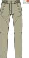 Summer Trekking Pants / Women _ Brugi  Art. NI2U724 (4)