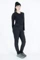 Winter Trousers in Micro-Striped Stretch Fabric | Women's _ Nordsen  Art. DP3S500 (1)