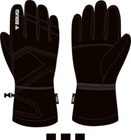 Ski Gloves for Boys _ Brugi (Waterproof: 3000 mm) - Art. JZ13Y45