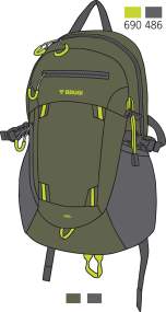 Trekking Backpack 30 Liters _ BRUGI - Art. ZG1P242