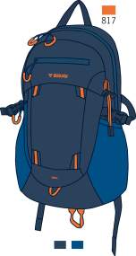 Trekking Backpack 30 Liters _ BRUGI - Art. ZG1P951