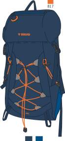 Trekking Backpack 25 Liters _ BRUGI - Art. ZG1R951
