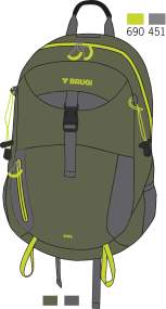 Trekking Backpack 28 Liters _ BRUGI - Art. ZG4B242