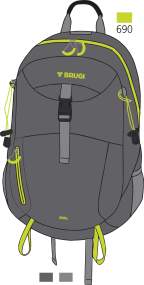 Trekking Backpack 28 Liters _ BRUGI - Art. ZG4B486