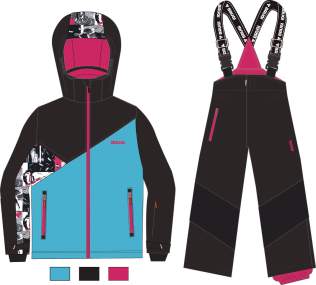 Girl Ski Suit _ Brugi (Waterproof: 5000 mm) - Art. YT5ANTQ