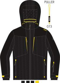 Men's Ski Jacket _ BRUGI (waterproof: 8000 mm, breathability: 5000 g/mq/24h) - Art. AH1IDQS