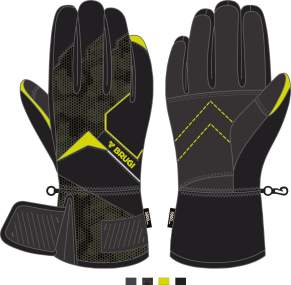 Men's Ski Gloves _ Brugi (Waterproof: 5000 mm) - Art. ZH1MGZQ