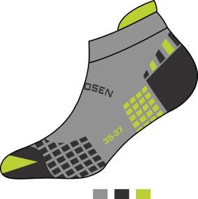 Summer sports socks in breathable technical fabric - Art. Z63JQ6V