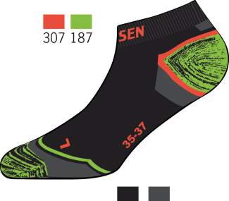 Summer trail running socks in breathable technical fabric - Art. Z53Q5KT