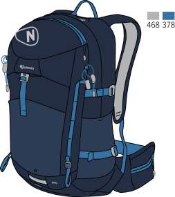 Trekking backpack 32 liters _ NORDSEN - Art. Z63C960