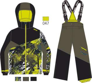 Kids Ski Suit _ Brugi (Waterproof: 5000 mm) - Art. YU4JHQ9