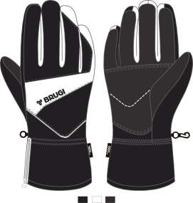 Women's Ski Gloves _ Brugi - Art. ZB2P94R