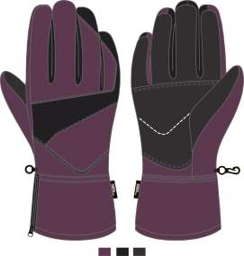 Women's Ski Gloves _ Brugi - Art. ZB2PQE6