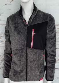 Women's Trekking Fleece in CORAL FLEECE (latest generation technical fabric, warmer and more breathable than classic fleece) _ Brugi - Art. NG2KE61