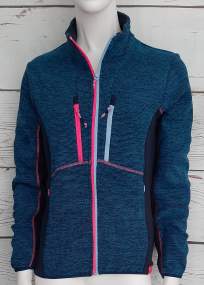 Women's Trekking Sweatshirt "Wool Effect" _ Brugi - Art. NE2CLQE