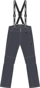 Men's Ski Pants _ BRUGI (waterproof: 5000 mm breathability: 5000 g/sqm/24h) - Art. AI1F489