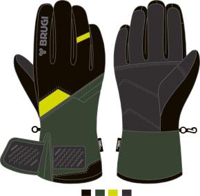 Men's Ski Gloves _ Brugi - Art. ZH4JQEV