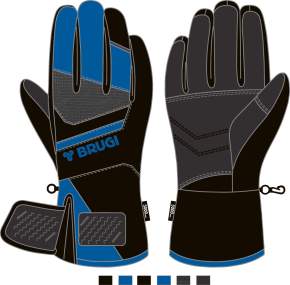 Men's Ski Gloves _ Brugi - Art. ZH4KQET