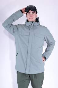 Men's Snowboard Jacket _ Brugi (Waterproof: 5000 mm, Breathability: 5000 gr/m2/24h) - Art. AJ1JQSD