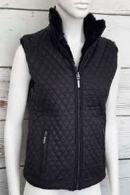 Reversible Fur-Effect Vest | Women's _ Brugi - Art. AL1ZE61