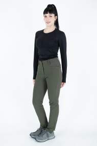 Winter Trousers in Micro-Striped Stretch Fabric | Women's _ Nordsen - Art. DP3S220