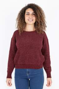 Women's chenille yarn sweater _ Brugi - Art. C757323