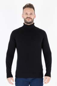 Winter Turtleneck Sweater (80% cotton + 20% wool) | Men's _ Brugi - Art. CK4Q500