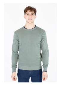 Men's sweater with rounded neckline in soft and comfortable yarn _ Brugi - Art. CV4T710