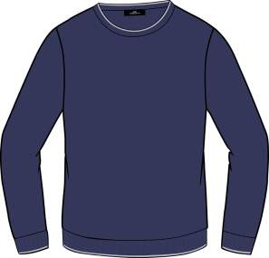 Men's sweater with rounded neckline in soft and comfortable yarn _ Brugi - Art. CV4T956