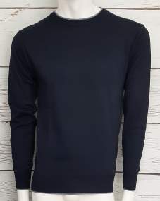 Men's sweater with rounded neckline in soft and comfortable yarn _ Brugi - Art. CV4T956
