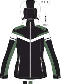 Women's Ski Jacket _ Brugi (Waterproofness: 3000 mm, Breathability: 3000 gr/m2/24h) - Art. AH2ESJ1