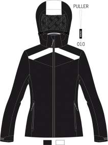 Women's Ski Jacket _ Brugi (Waterproofness: 10000 mm, Breathability: 5000 gr/m2/24h) - Art. AH2K88T