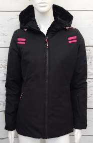 Women's Ski Jacket _ Brugi (Waterproofness: 3000 mm, Breathability: 3000 gr/m2/24h) - Art. AH2DEJ6