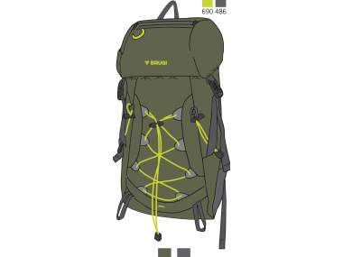 Trekking Backpack 25 Liters _ BRUGI - Art. ZG1R242