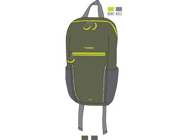 Trekking Backpack 17 Liters _ BRUGI - Art. ZG4A242