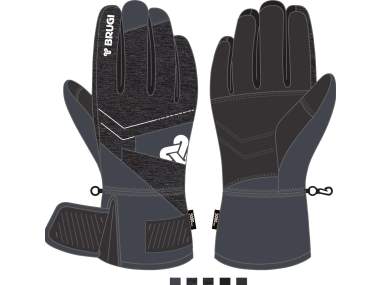 Men's Ski Gloves _ Brugi (Waterproof: 5000 mm) - Art. ZH1EP2Q