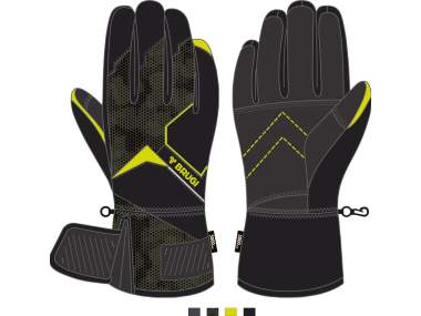 Men's Ski Gloves _ Brugi (Waterproof: 5000 mm) - Art. ZH1MGZQ