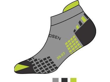 Summer sports socks in breathable technical fabric - Art. Z63JQ6V