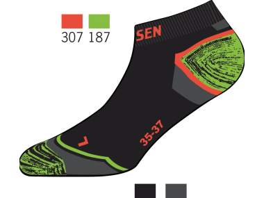 Summer trail running socks in breathable technical fabric - Art. Z53Q5KT