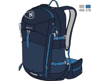 Trekking backpack 32 liters _ NORDSEN - Art. Z63C960