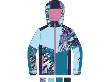 Baby Girl Ski Jacket _ Brugi  (Waterproof: 5000 mm) - Art. YW1IQH1