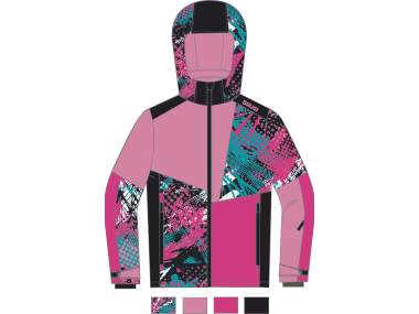 Baby Girl Ski Jacket _ Brugi (Waterproof: 5000 mm) - Art. YW1IQHY