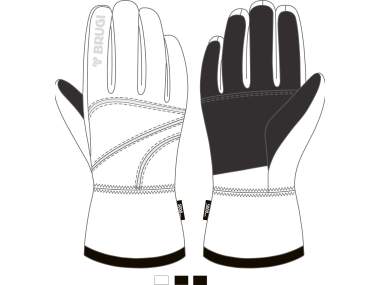 Girl's  Ski Gloves _ Brugi - Art. JO4Q1K9